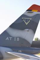 2004 AT-18 Alpha-Jet 003 AT-18 - The port side of the tail fin carries 11 Squadron insignia, the 